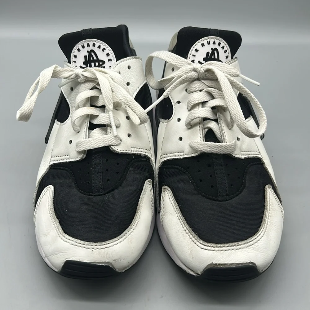 Nike Mens Size 9 Air Huarache OG Orca White Black Oreo Shoes Sneakers